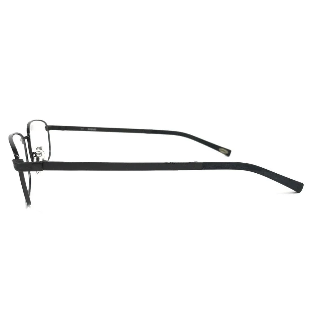 Autoflex Eyeglasses Frames PRETENDER 001 Black Rectangle Wire Rim 54-18-140